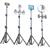 Wozinsky Tripod Tripod Durable Carbon Steel Tripod 1.7m Matte - Black - (WRLD-00Y1S)