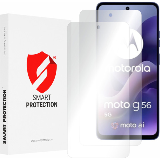 Smart Protection - Premium Classic (2 pack) - Motorola Moto G56 - Clear