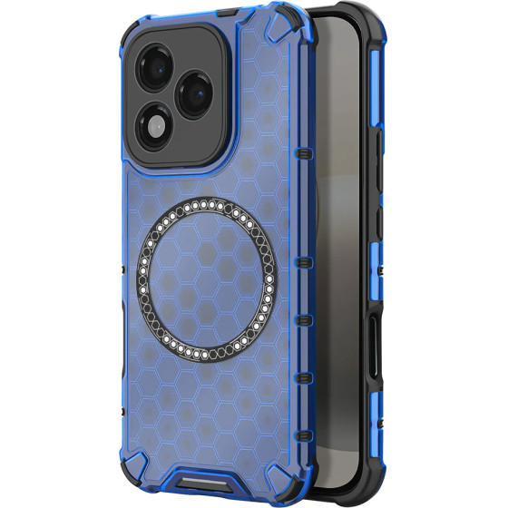 Techsuit - Honeycomb Shield Magsafe - Honor 400 Lite - Blue