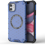 Techsuit - Honeycomb Shield Magsafe - Iphone 11 - Blue