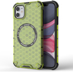 Techsuit - Honeycomb Shield Magsafe - Iphone 11 - Lime Green