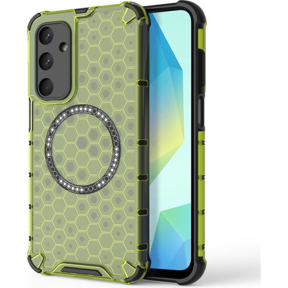 Techsuit - Honeycomb Shield Magsafe - Samsung Galaxy A16 4G / A16 5G - Lime Green