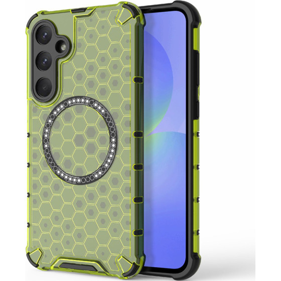 Techsuit - Honeycomb Shield Magsafe - Samsung Galaxy A36 5G - Lime Green