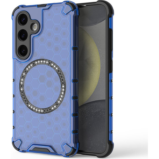 Techsuit - Honeycomb Shield Magsafe - Samsung Galaxy S24 - Blue