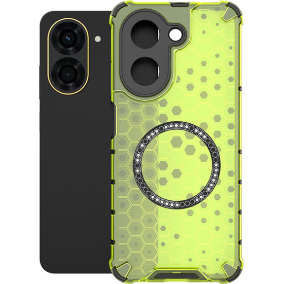 Techsuit - Honeycomb Shield Magsafe - Xiaomi Redmi A5 4G (Regional) - Lime Green