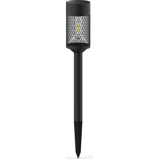 Forever Light Solar Led Lamp Steel Post Sunari FLS-15 black
