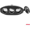 AMiO ���������� �������� 12/24V 100W ������/3 ������/2xUSB-A /������ ON-OFF/������� 70cm - 1 ���. - (04362)
