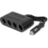 AMiO ���������� �������� 12/24V 120W ������ - 4 ������ - 2xUSB-A + 1xUSB-C - ������� 80cm - 1 ���. - (04367)