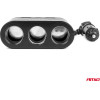 AMiO ���������� �������� 12/24V 120W ������/3 ������/2xUSB-A+1xUSB-C ������� ��������/������� 70cm - 1 ���. - (04361)