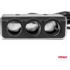 AMiO ���������� �������� 12/24V 120W �������� ������/3 ������/2xUSB-A Qc 3.0 �� ������� 80cm - 1 ���. - (04364)