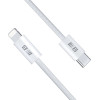 BLUEO - Data Cable - Type-C To Lightning, Fast Charging, Braided, 2m - White