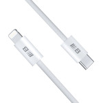 BLUEO - Data Cable - Type-C To Lightning, Fast Charging, Braided, 2m - White