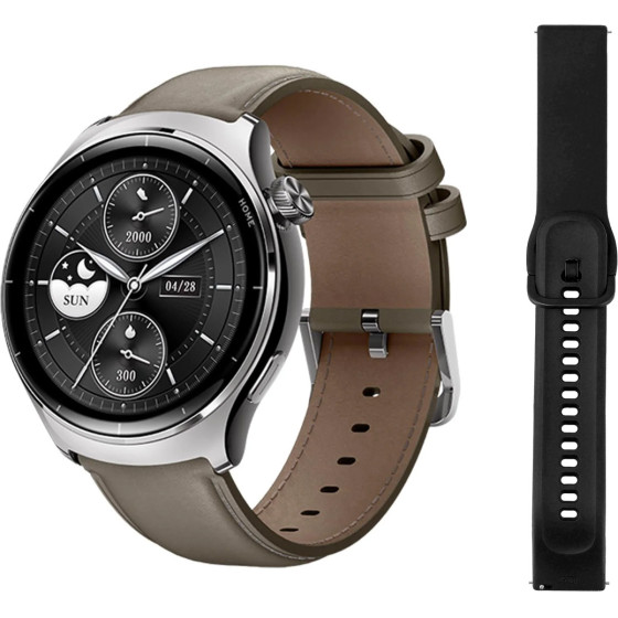 Mibro Smartwatch Lite 3 Pro �� 2x ��������, Heart rate, 1.32'' AMOLED, GPS, 5 ATM, ����/���� - (MBR-LITE3PRO-GR)