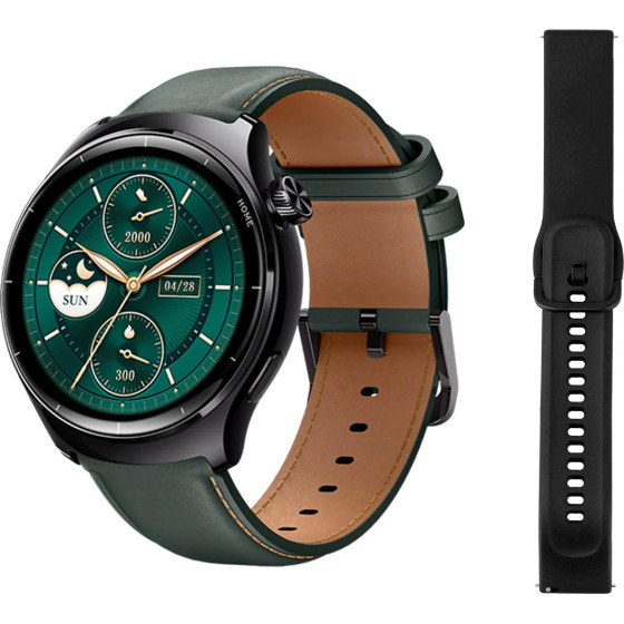 Mibro Smartwatch Lite 3 Pro �� 2x ��������, Heart rate, 1.32'' AMOLED, GPS, 5 ATM, �����/������� - (MBR-LITE3PRO-GN)