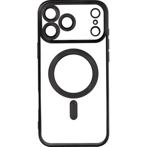Is Tpu Mag Electro Iphone 17 Pro Max Trans Black Backcover - (MAGETPUIP17PMB)