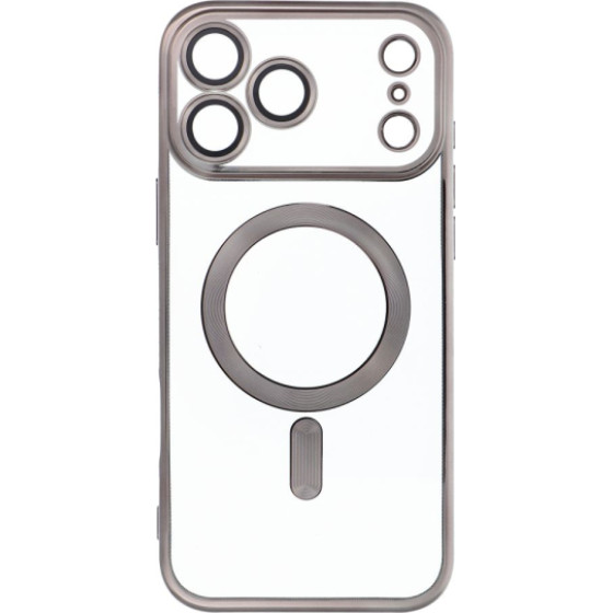 Is Tpu Mag Electro Iphone 17 Pro Max Trans Titanium Backcover - (MAGETPUIP17PMT)