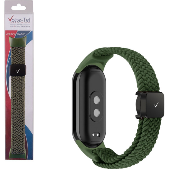 Volte-Tel VT148 ������� �������� Xiaomi Smart Band 8/Smart Band 9 Braided Magnetic Buckle GREEN