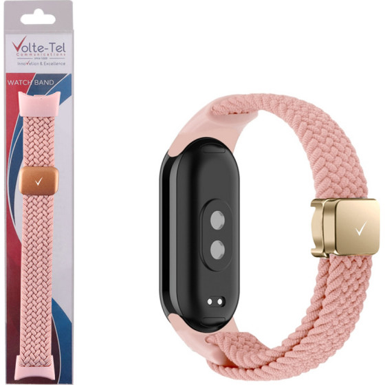 Volte-Tel VT148 ������� �������� Xiaomi Smart Band 8/Smart Band 9 Braided Magnetic Buckle PINK