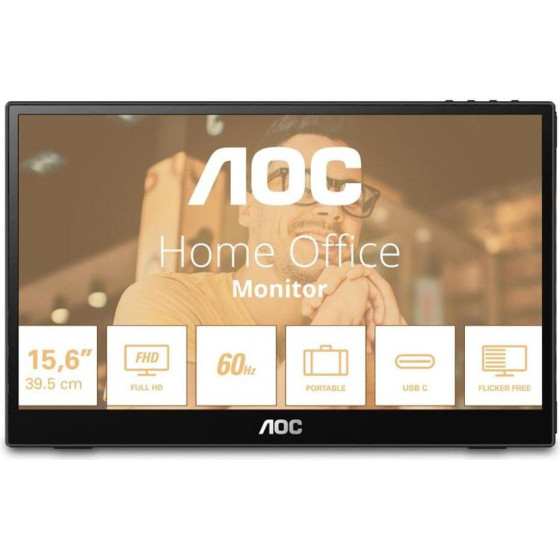 AOC Full Hd Portable Monitor 16'' - (16T3EA)