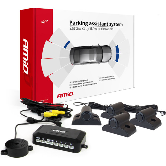 AMiO ������� ������������� 12V �� 4 ���������� Truck (�����) 16,5mm ��� ����� Tft 01 Led 4.3 - (04073)