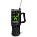 Stor: Minecraft Squared Pattern - Young Adult Dw Xl Insulated Stainless Steel Rambler Mug (75643)