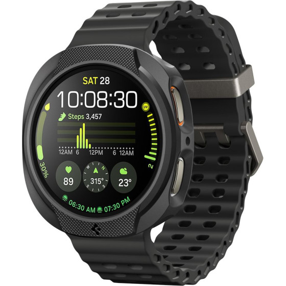 Spigen Liquid Air - Case For Samsung Galaxy Watch 8 40 Mm (Matte Black) - (ACS09840)