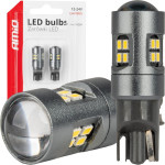 AMiO �������� T10 W5W 12V/24V Led CAN-Bus 16xSmd 2016 ����� ��� 5.500K (�� ����� �������) - 2 ���. - (04234)