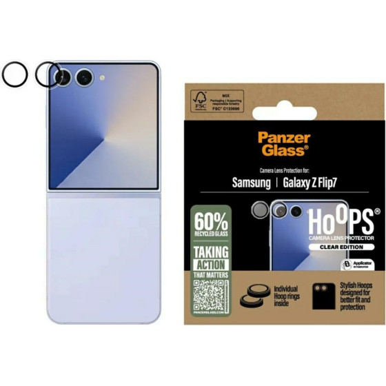 PanzerGlass Tempered Lens Glass Hoops For Samsung Galaxy Z Flip7 - (PG49177)