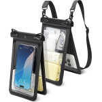 Spigen A603 Universal Waterproof Case - Waterproof Case For Smartphones Up To 6.9'' (Black) - (ACS09745)