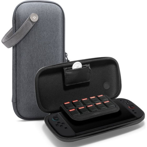 Spigen Klasden Pouch - Case For Nintendo Switch 2 (Charcoal Grey) - (AGP10204)