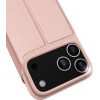 Dux Ducis Wallet Case Skin Pro For Iphone 17 Pro rose