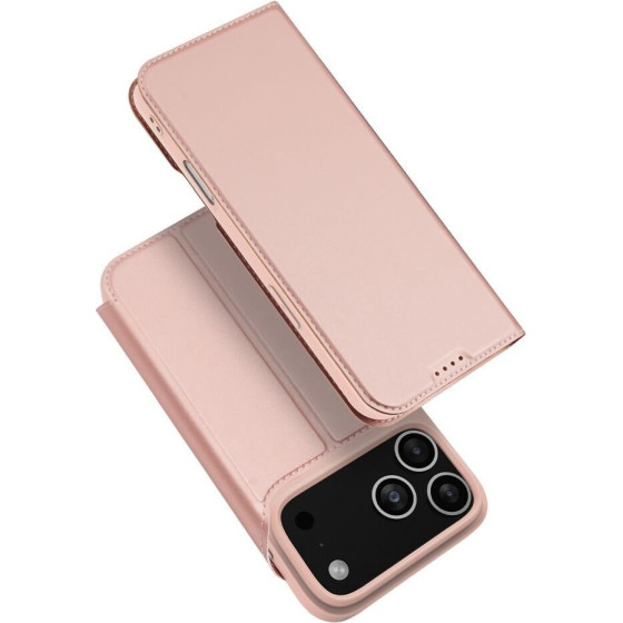 Dux Ducis Wallet Case Skin Pro For Iphone 17 Pro rose