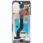 Lcd Display For Samsung S20 Plus White Soft Oled With Frame OEM