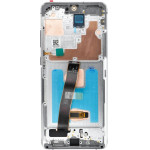 Lcd Display For Samsung S20 Ultra White Soft Oled With Frame OEM
