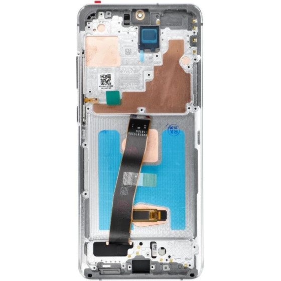 Lcd Display For Samsung S20 Ultra White Soft Oled With Frame OEM