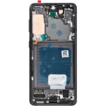 Lcd Display For Samsung S21 5G Grey Soft Oled With Frame OEM