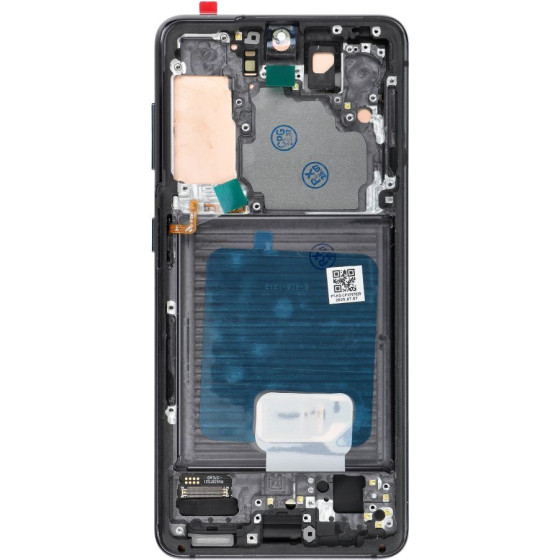 Lcd Display For Samsung S21 5G Grey Soft Oled With Frame OEM