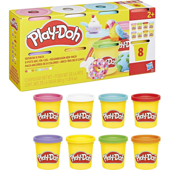 Hasbro Play-Doh: Doh & More - Rainbow 8 Pack (G0691)