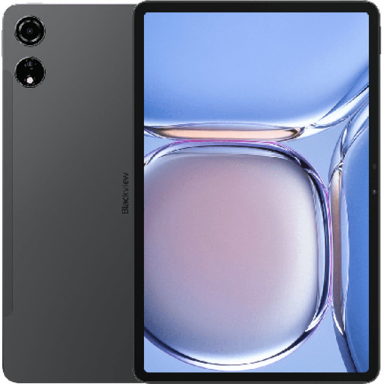 BlackView Mega 3 - 12,1 Android 15 Tablet �� Wifi & 4G Lte 12GB RAM, 256GB Rom Space Grey Set - (MEGA3)
