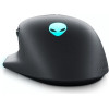 Dell Alienware Wireless Gaming Mouse - AW620M - Dark Side Of The Moon - (545-BBFB)