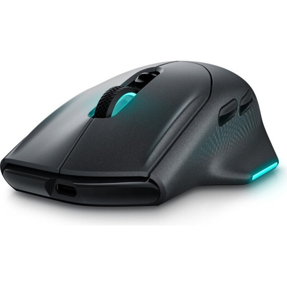 Dell Alienware Wireless Gaming Mouse - AW620M - Dark Side Of The Moon - (545-BBFB)