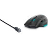 Dell Alienware Wireless Gaming Mouse - AW620M - Dark Side Of The Moon - (545-BBFB)