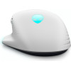 Dell Alienware Wireless Gaming Mouse - AW620M - Lunar Light - (545-BBFC)