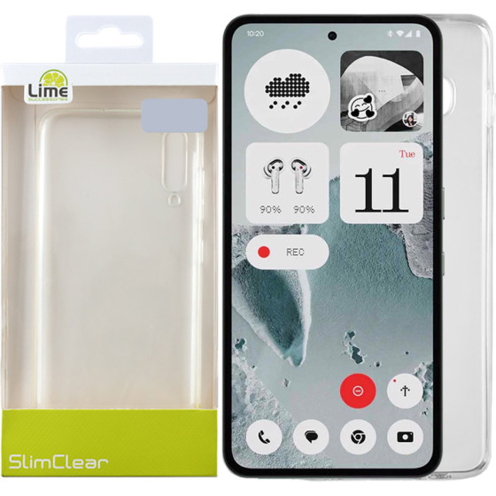 Lime Successories Lime ���� Nothing Phone 2 Pro 5G 6.77'' Slimclear Tpu Full Camera Protection �������