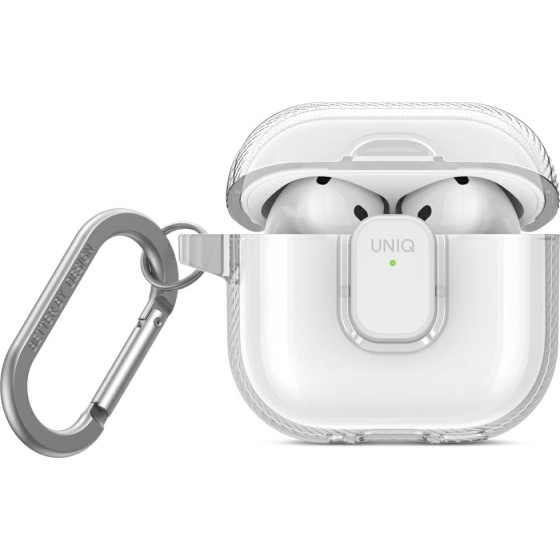 UNIQ Case Glase Pro For Airpods 4 Lock Case Transparent - (UNIQ-AIRPODS(2024)-GLSPGCLR)