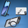 Dux Ducis Aimo Mag Case With Magnetic Ring And Stand For Iphone 17 Air - Black - (Iphone 17 Air Aimo (With Mag Stand))