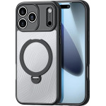 Dux Ducis Aimo Mag Case With Magnetic Ring And Stand For Iphone 17 Pro Max - Black - (Iphone 17 Pro Max Aimo (With Mag Stand))