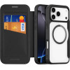 Dux Ducis Skin X Pro Case For Iphone 17 Pro With Wallet, Magsafe Compatible - Black - (Iphone 17 Pro Skin X PRO)