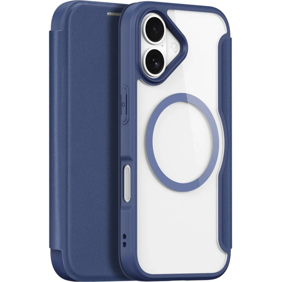 Dux Ducis Skin X Pro Iphone 17 Air Case With Magsafe And Wallet - Blue - (Etui Dux Ducis Iphone 17 Air Skin X Pro Blue)