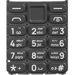 HMD Cyrillic Keyboard For 105 / Nokia 105 (2024), Black - (SP20Z14Z1459S)